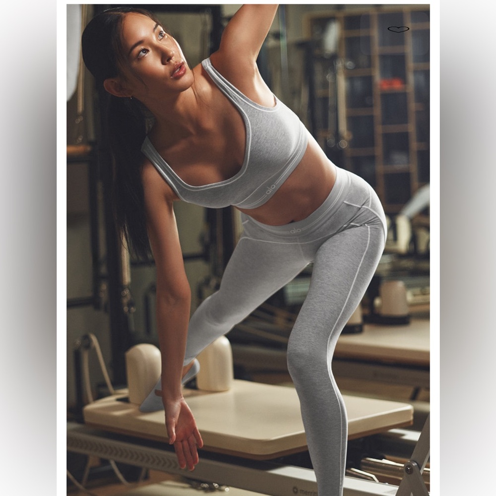 Alo Airbrush High-Waist Heart Throb Legging Size Small